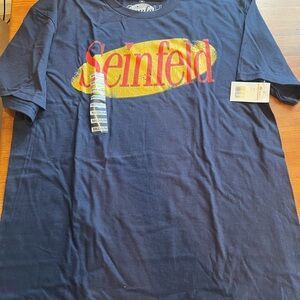 NBC Studios Official Seinfeld Navy Blue T-Shirt NWT Medium